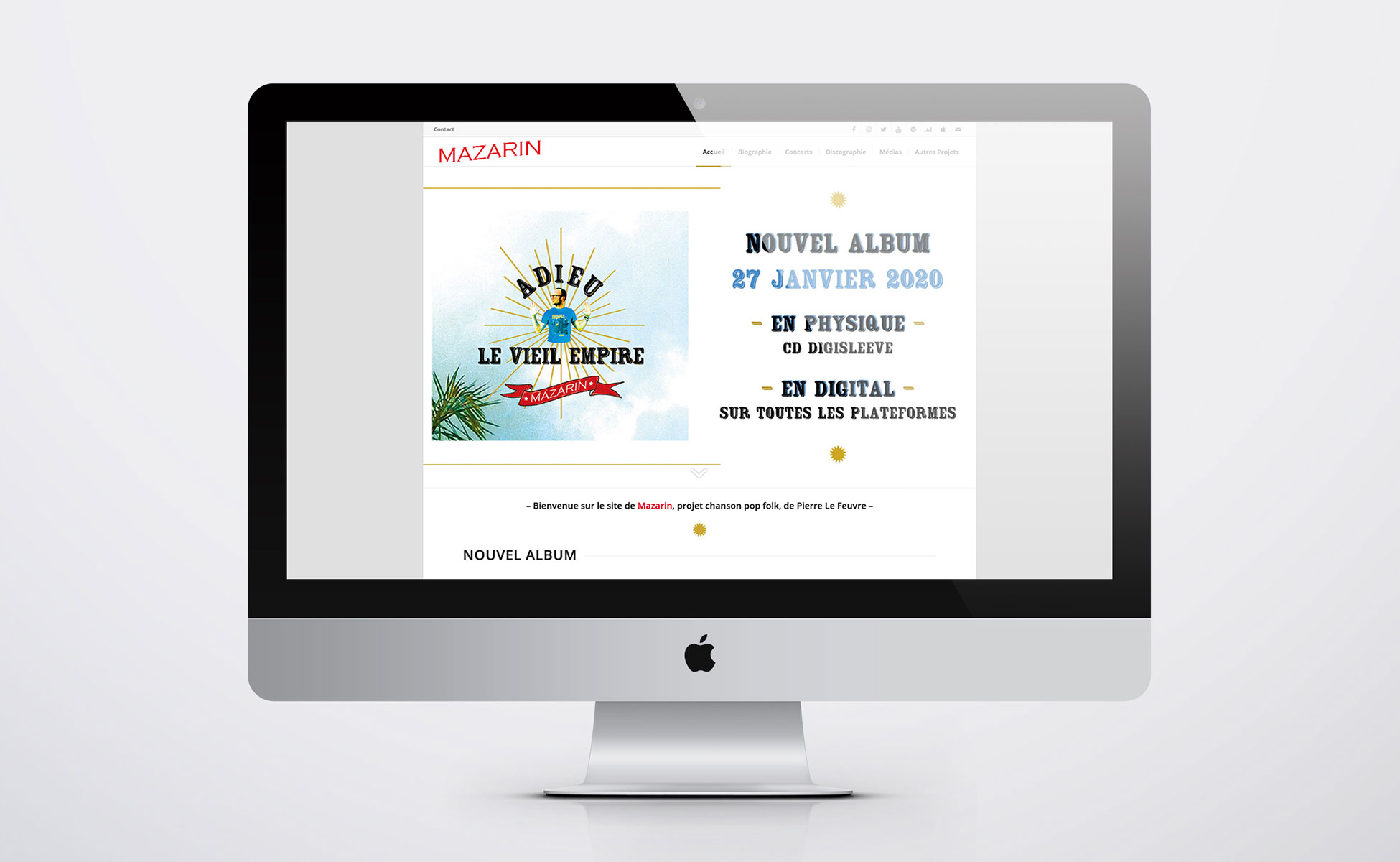 Slider 1 - YAOF Design - Site web - Mazarin - V2.0