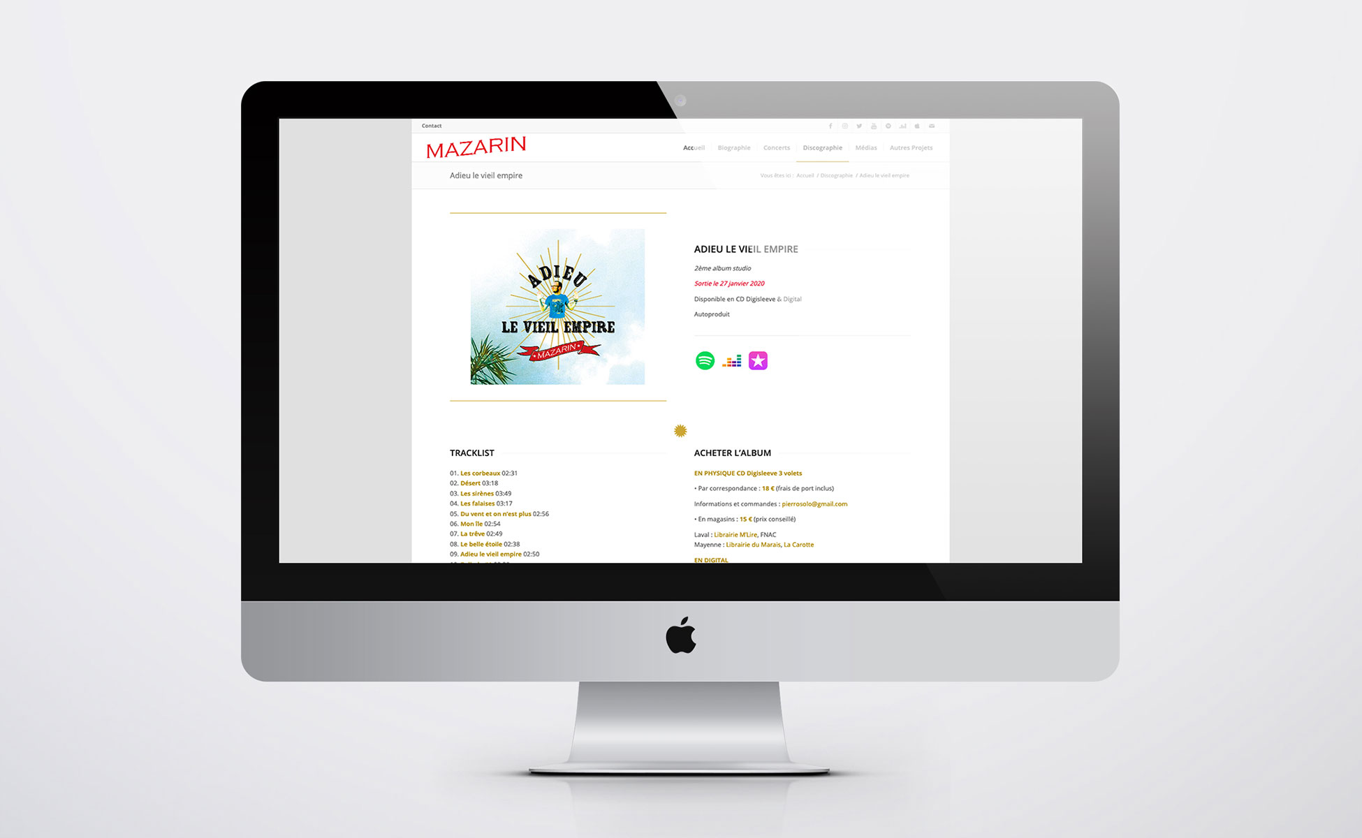 Slider 4 - YAOF Design - Site web - Mazarin - V2.0